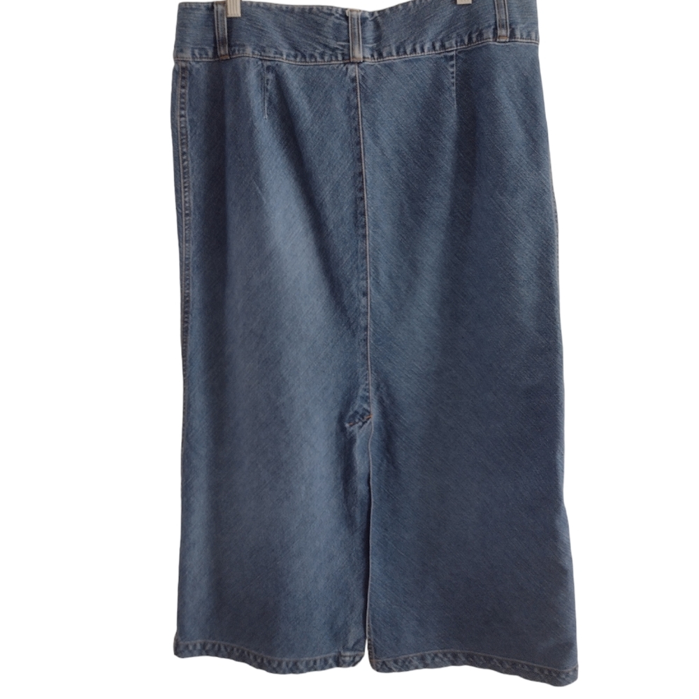 Old Navy Maxi length Denim Jean skirt. Slit back. Size 14. Preloved EUC - Picture 2 of 12